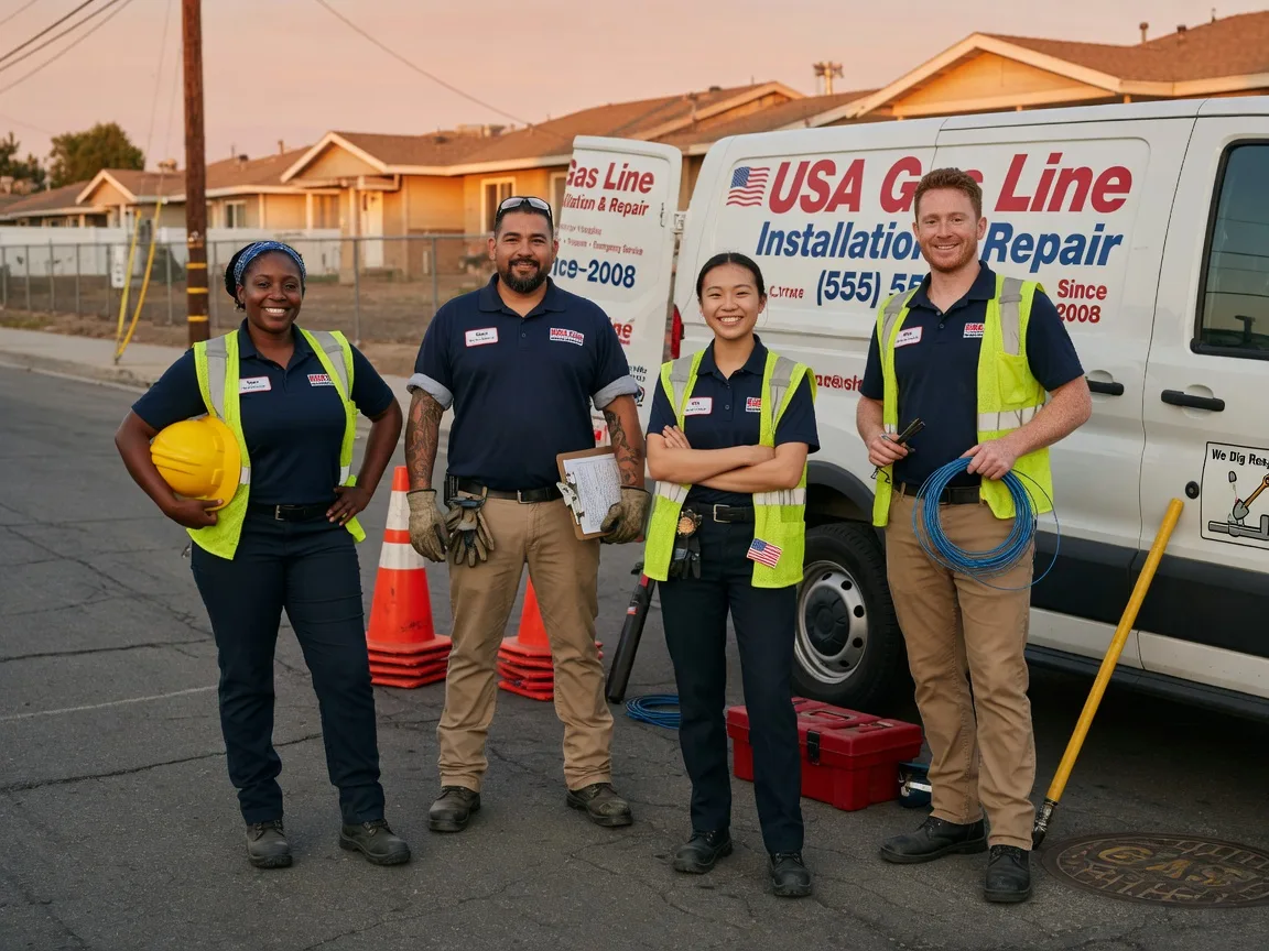 Gas Line Installation company in Zion Grove, PA